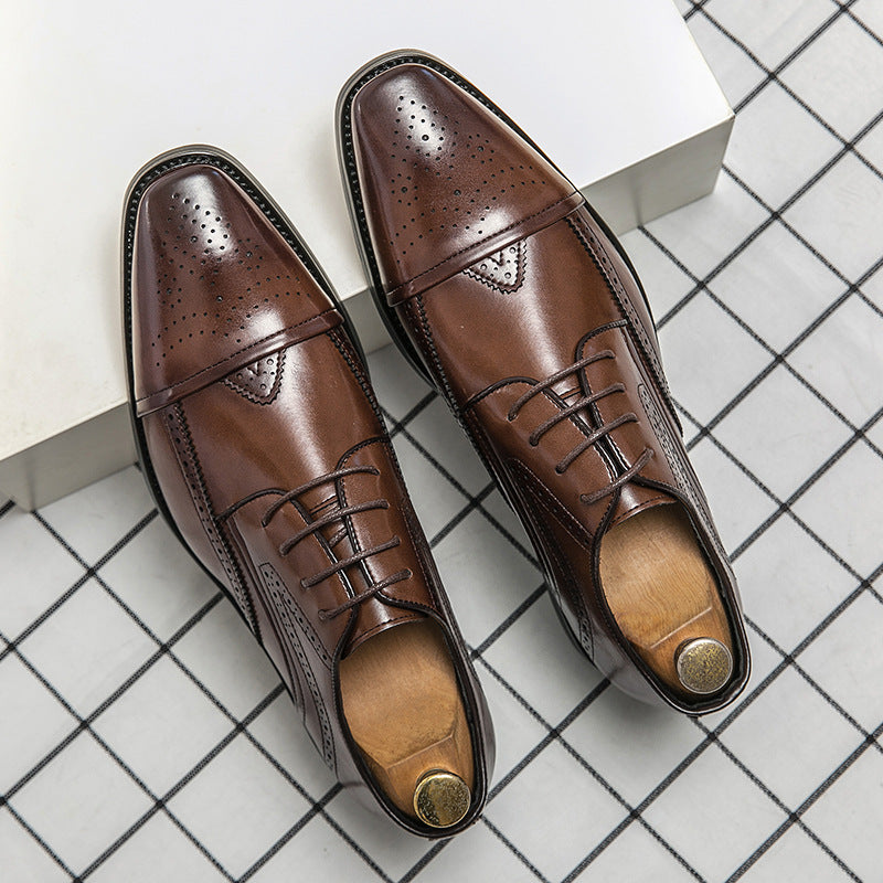 Timeless Brogue Leather Shoes